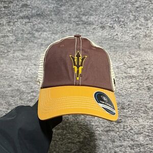 NEW Arizona State Sun Devils Trucker Hat Adjustable Maroon Top Of The World Cap